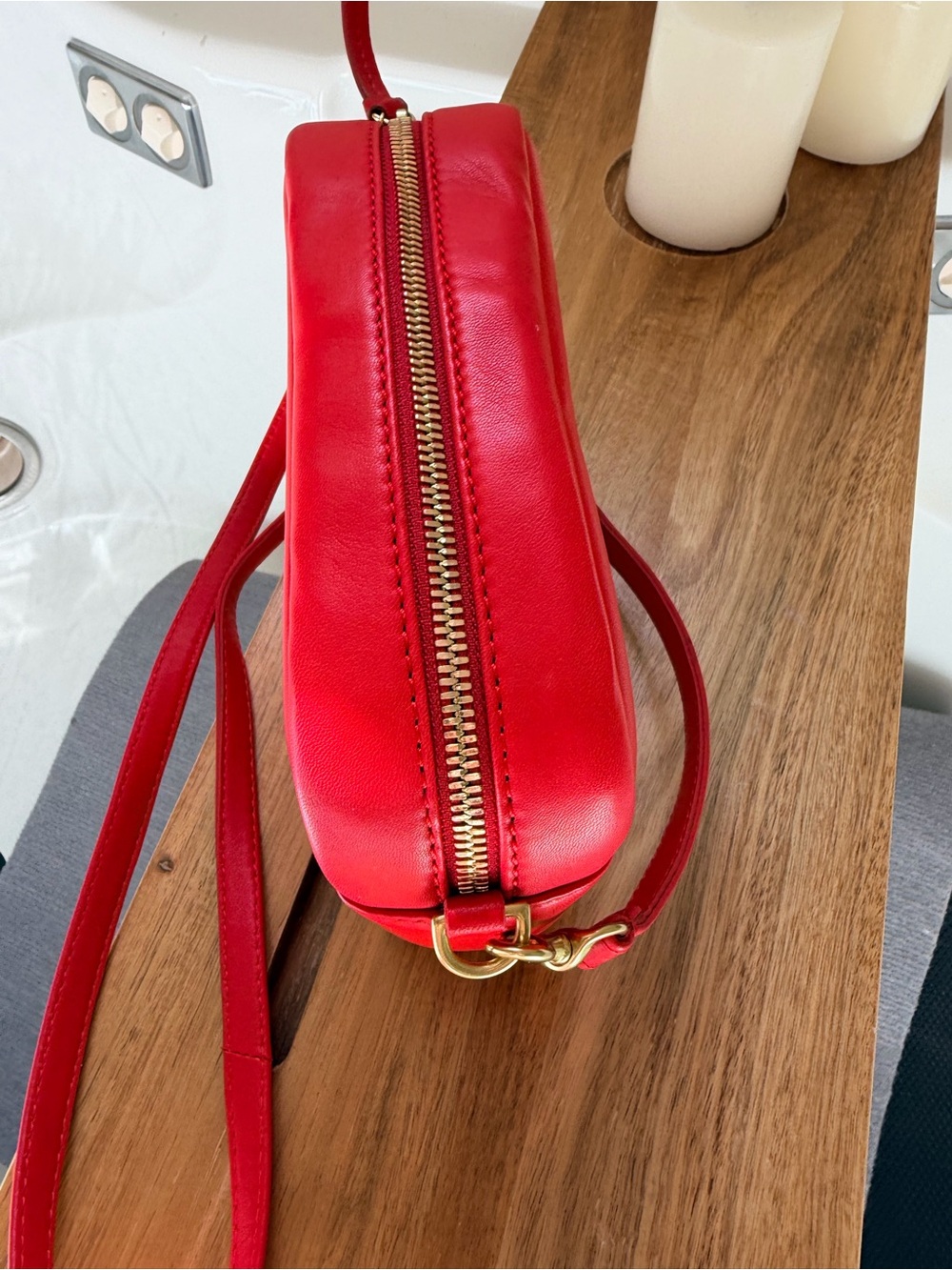 Clare V Midi Sac - Rouge Channel Quilted $325 - Picture 5 of 8
